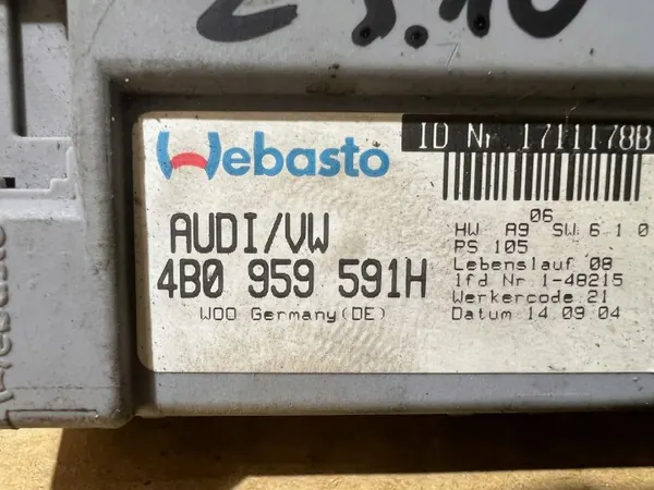 Audi A6 C6 schuifdakmotor OEM 4B0959591H image 6