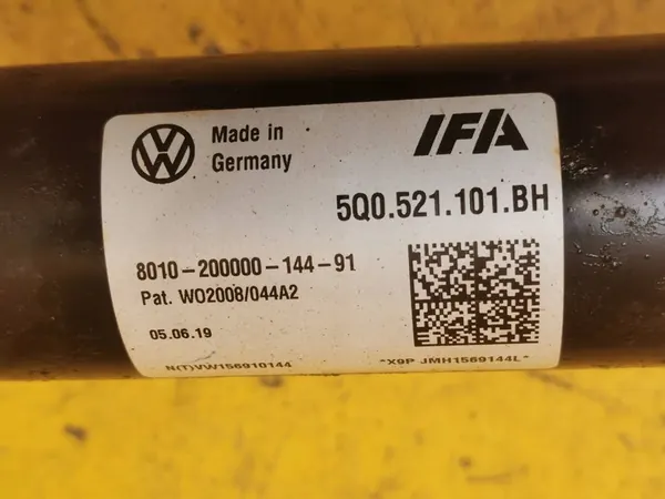 VW T-Roc 1.5 TSI Drivaxel 5Q0521101BH image 8