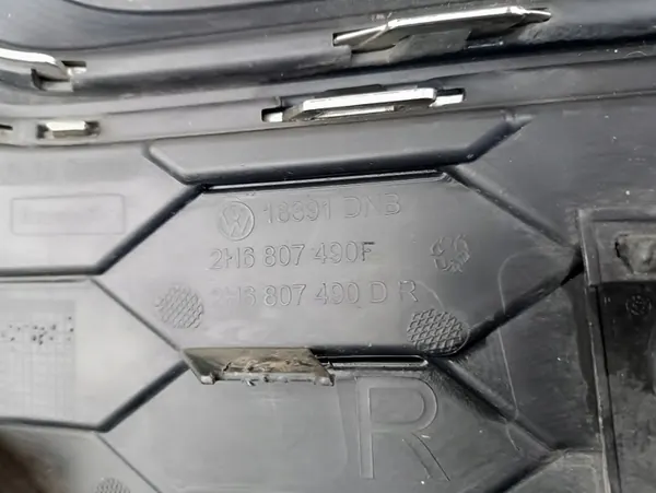 Griglia di copertura paraurti anteriore destro VW Amarok 2H6807490F image 4