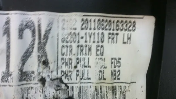 OEM 82301-1Y000 Vänster Fram Sidskydd Kia Picanto image 4