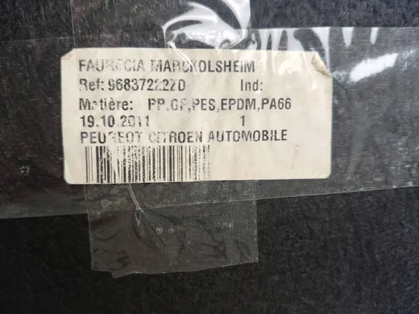 Estante maletero trasero OEM 96837222ZD para Citroen DS3 image 8