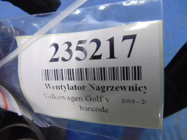 VOLKSWAGEN GOLF V Värmefläkt F011021936 image 8