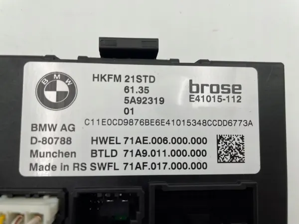 Module Commande Klapy BMW OEM 5A92319 - Occasion image 3