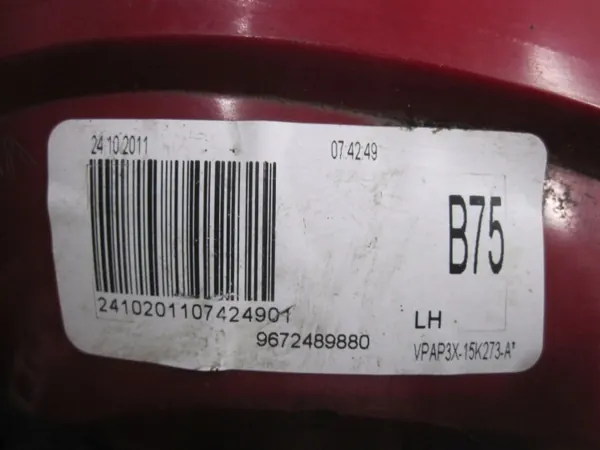 OEM 9672489880 Farol de nevoeiro esquerdo Citroen DS4 2.0 HDI image 10
