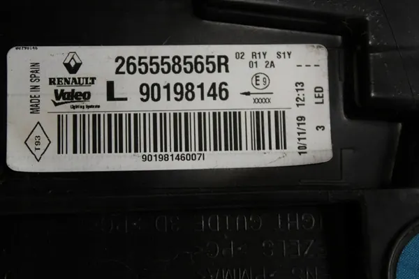 Luz Trasera Izquierda Renault Megane IV 265558565R image 3