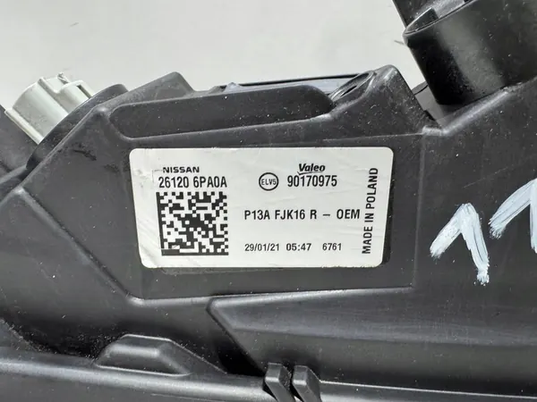 Nissan Juke II F16 Farol Direito LED DRL 261206PA0A image 6