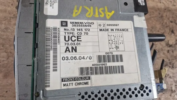 Gebrauchtes Opel OE Radio CD OEM 13145172 image 4