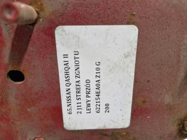 Nissan Qashqai II Front links Knautschzone OEM 622154EA0A image 3