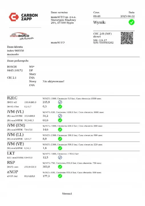 Honda Accord VII 2.2 i-CTDI Injektor 16450-RBD-E01 image 3