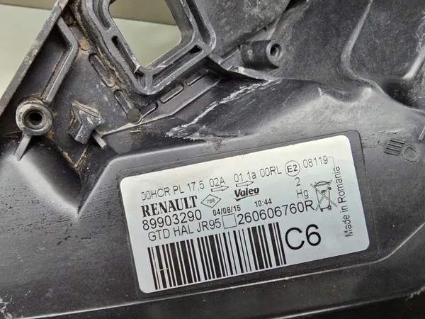 Vasen etuvalaisin Renault Scenic III 260606760R image 8