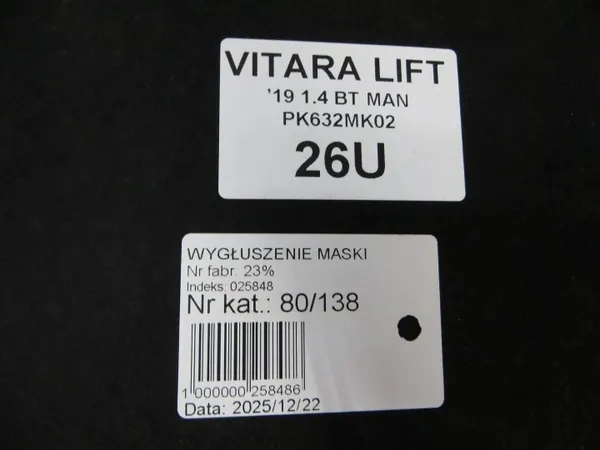 Aislamiento de capó Suzuki OE GIS63313 para Vitara III image 7