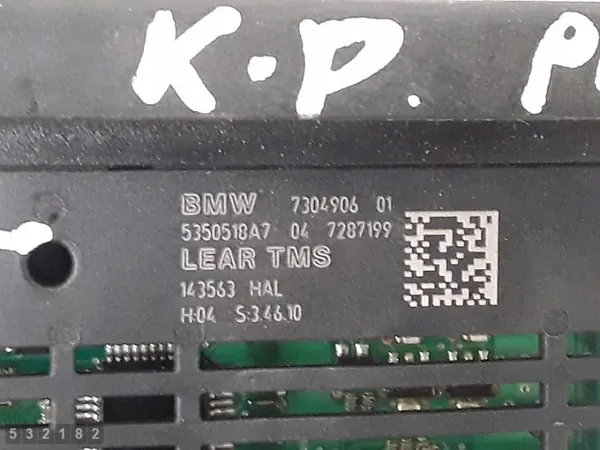 2010 BMW 5 Serie F10 ECU 7304906 image 4