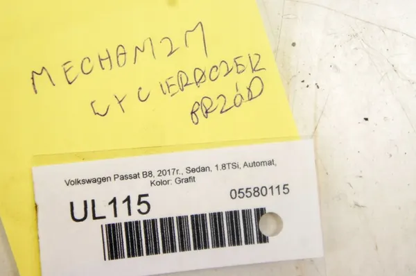 VW Passat B8 Etuikkunan Pyyhkijämekanismi UL115 561955023C image 8