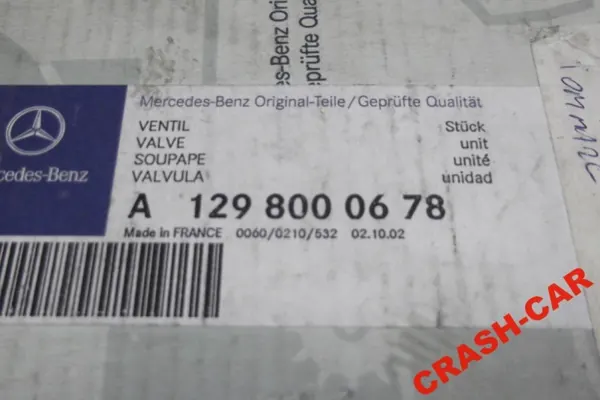 Válvula de aquecimento Mercedes OEM 12908000678 - Usada image 3