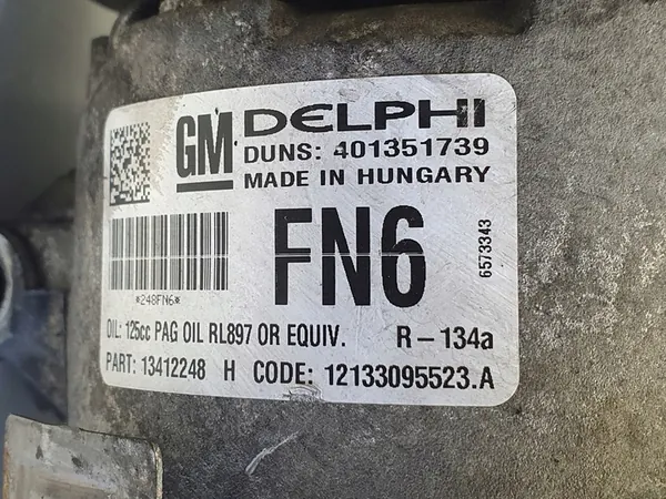 Ilmastointikompressori OPEL ASTRA J 1.3 1.7 CDTI image 2