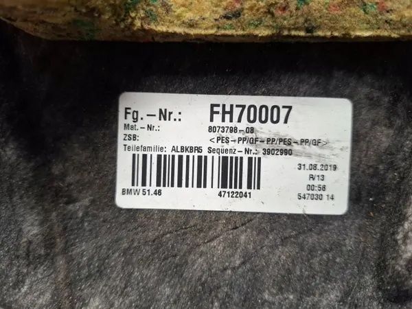 Taka Hylly OEM S26372907 Musta Harman Kardon BMW image 7