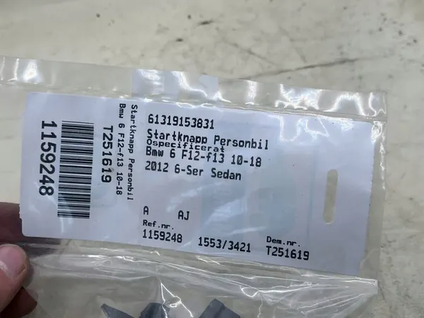 Start Stop -painike BMW 5 F10 922523003 image 4