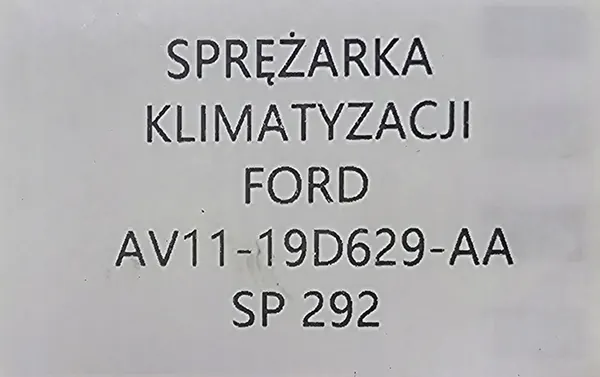 Ilmastointikompressori Ford Fiesta MK3/MK6/B-Max - AV11-19D629-AA image 6