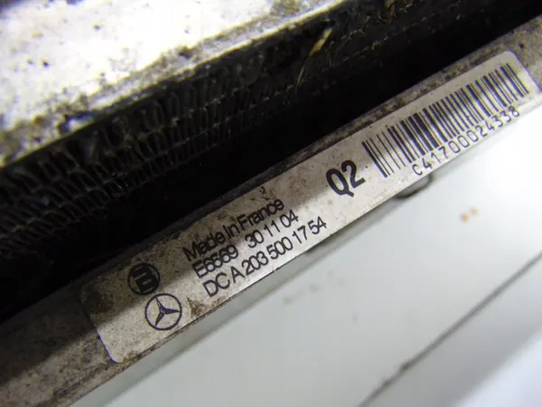 Kylarrubrik Mercedes SLK R171 3.0 3.5 A2035004203 image 10