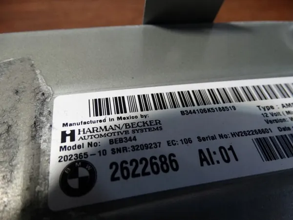 HiFi-förstärkare BMW OEM 2622686 55 - Begagnad image 3