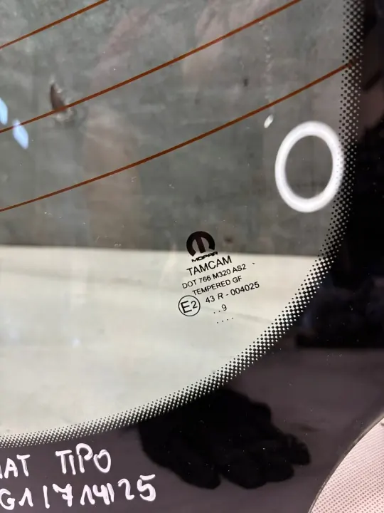 Luna trasera OEM 766M320AS2 para Fiat Tipo II Sedán image 9
