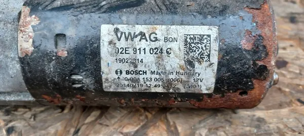 Motor de arranque Volkswagen OE 02E911024C image 3