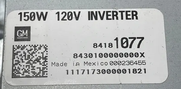 Conversor AC-DC OEM 84181077 para Cadillac Escalade IV image 3