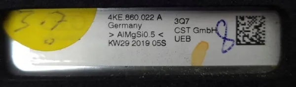 Barras de techo Audi E-Tron OEM 4KE860021A/22A image 7