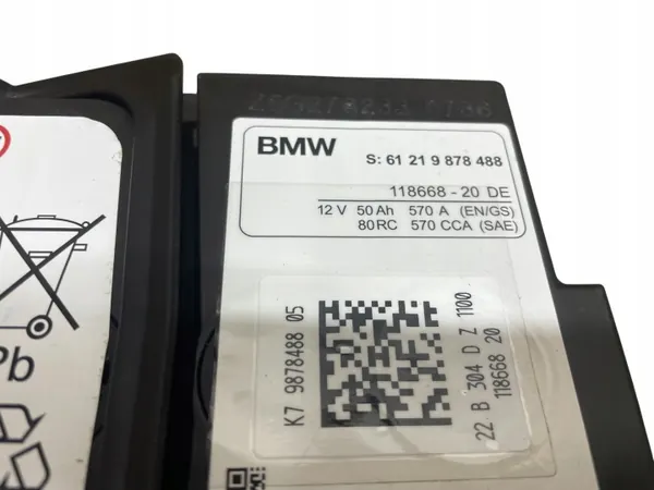 Batterie AGM OEM 9878488 12V 50Ah pour BMW/MINI image 4