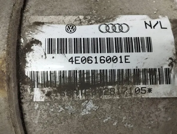 Audi A8 S8 D3 2004 Ammortizzatore Pneumatico Posteriore 4E0616001E image 3