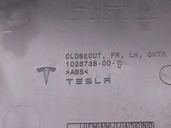 Tesla S tunnelafdekking OEM 1026738-00-B RHD Gebruikt image 10