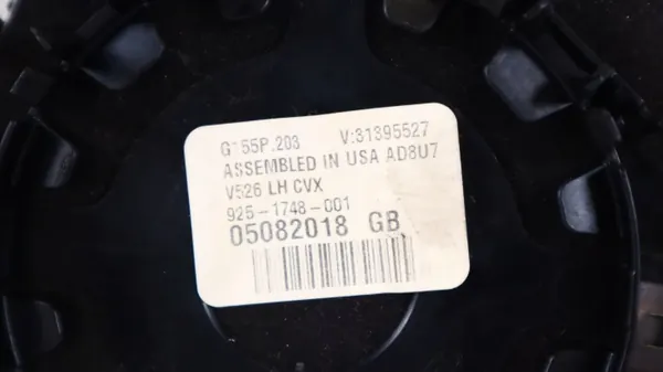 Insert de espelho Volvo XC90 2019 OEM 31395527 image 7