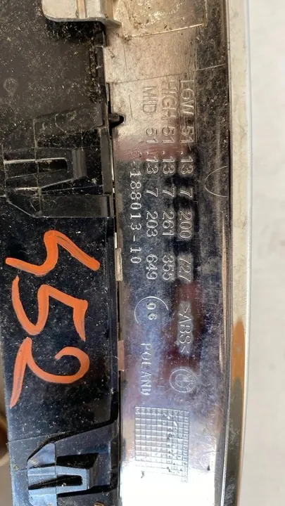 Griglia paraurti anteriore BMW F10 F11 51137200727 image 7