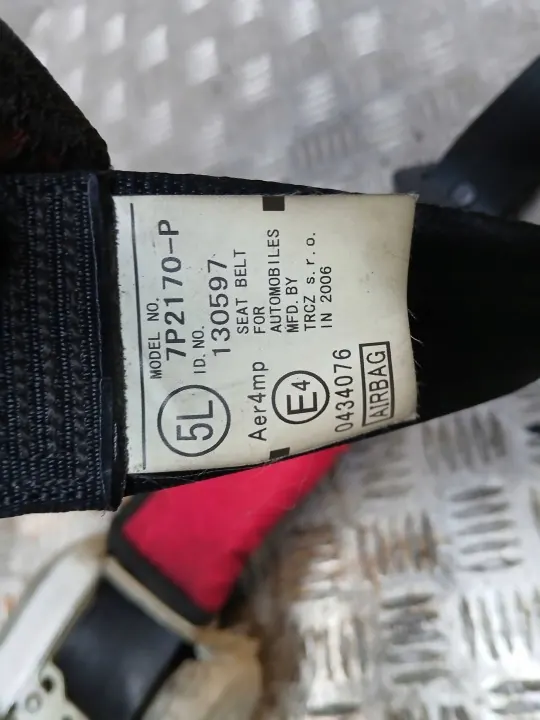 Toyota Aygo I säkerhetsbälte vänster fram OEM AYGOIPASLP image 3
