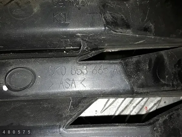 Griglia paraurti anteriore VW Golf VI Cabrio 5K0853665A image 4