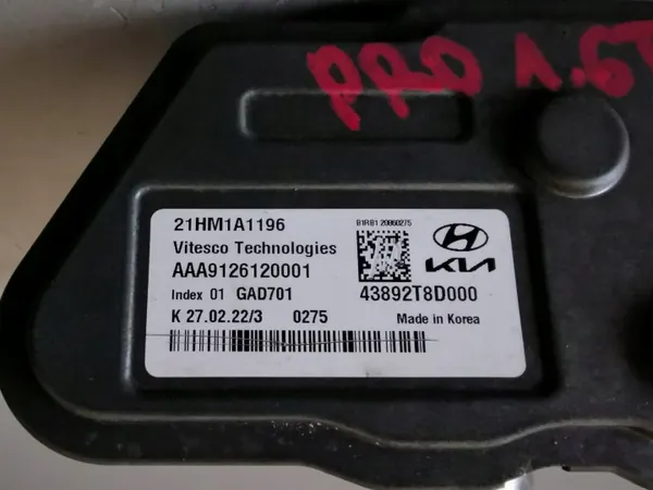 OEM 43892T8D000 Versnellingsbakregelaar Kia Proceed image 3