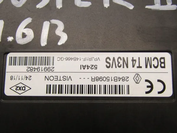 Módulo BCM OEM 284B15098R para Dacia Duster II 1.6 SCe image 3