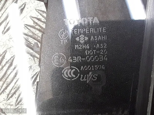 2006 Toyota Prius Vitre de Porte 43r00034 image 2