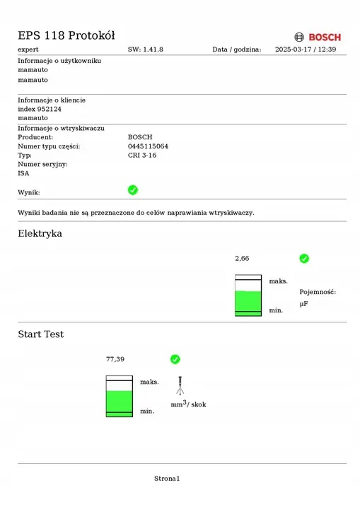 Inyector Diésel Test 0445115064 Mercedes S-Class W221 image 3