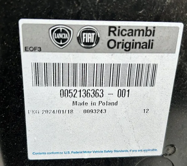 Fram Vänster Dörr Fiat 500 07- 52136363 image 9