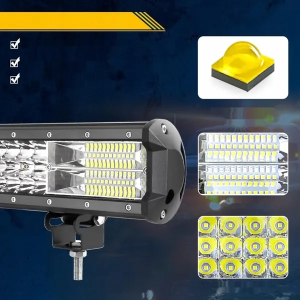 Barre LED 22" 324W OEM YY-02-7D-324-C+LK001-YZ image 3