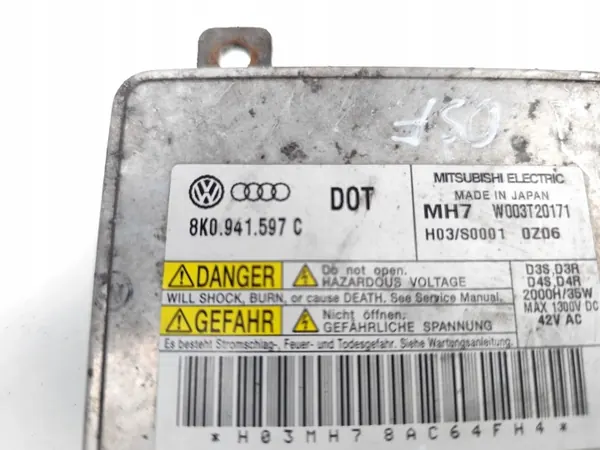Module de nivellement phare Xenon VW Passat 8K0941597C image 7