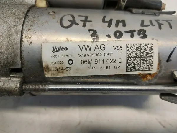 Motor de arranque Audi Q7 II LIFT 4M0 TFSI OEM 06m911022d-jlk01 image 4
