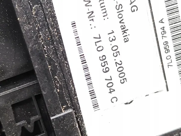 VW Touareg bakdörr glasram OEM 7L0959704C image 7