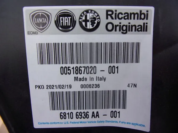 FIAT PUNTO GRANDE EVO 05-18 Scivolo paraurti posteriore destro OEM image 3