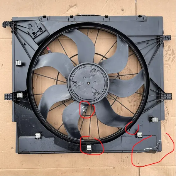 Radiatorventilator Mercedes VITO W447 OEM a4479060212 image 3
