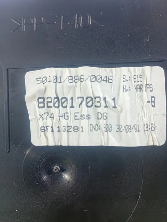 Renault Laguna 2 II 02-07 Kierroslukumittari OE 8200170311 image 5