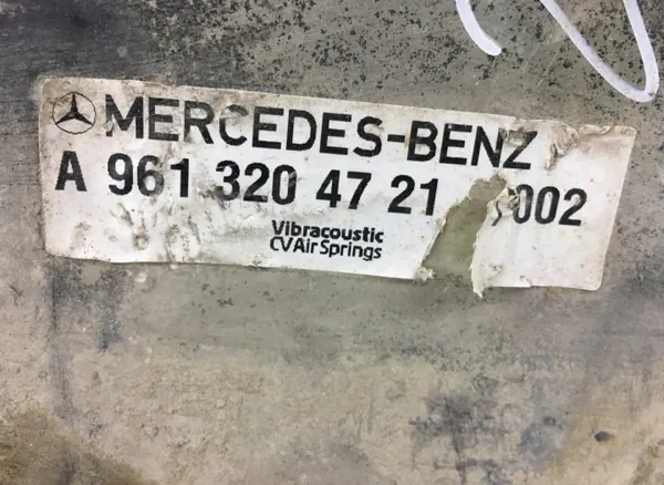 A9613204721 Mercedes-Benz Mola Pneumática, Eixo Direito image 3