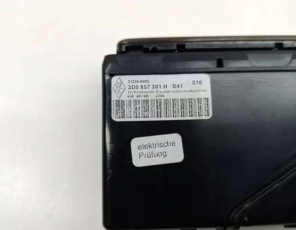 Cinzeiro VW Phaeton OEM 3D0857301HB - Estado usado image 5