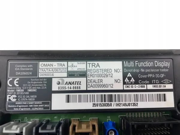 Écran de navigation Renault OE 259153035R pour ZOE Électrique image 5